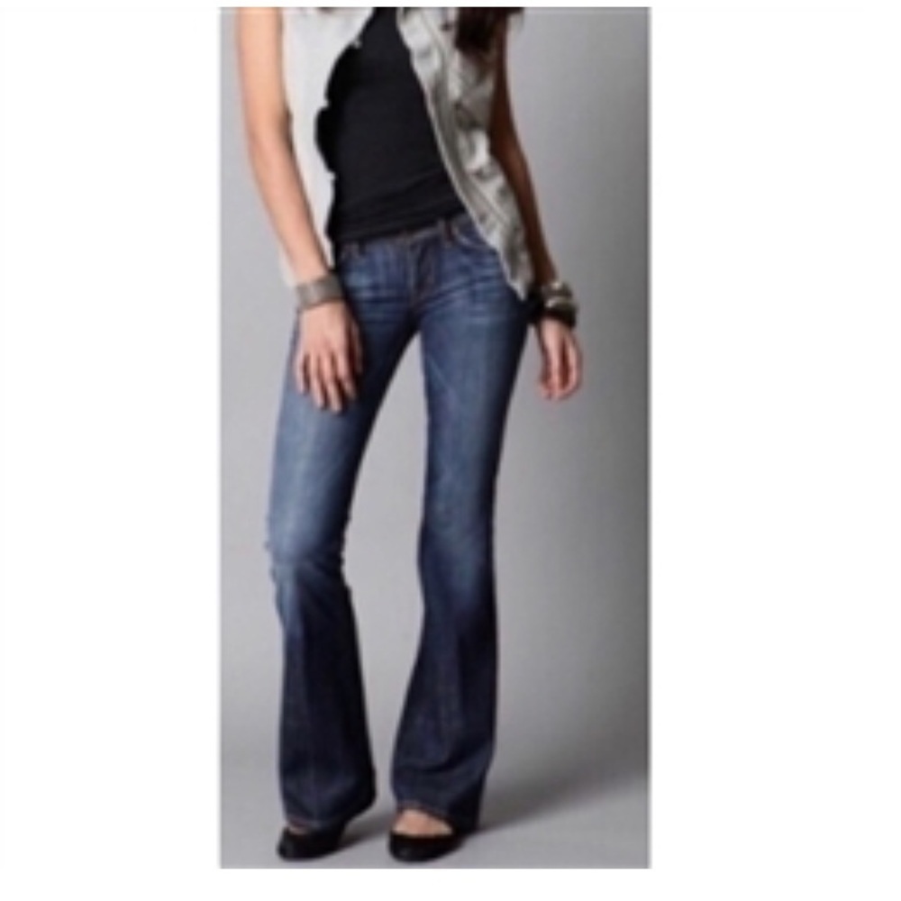 Citizens Of Humanity Naomi # 065 Low Waist Flair Jeans Size 29
